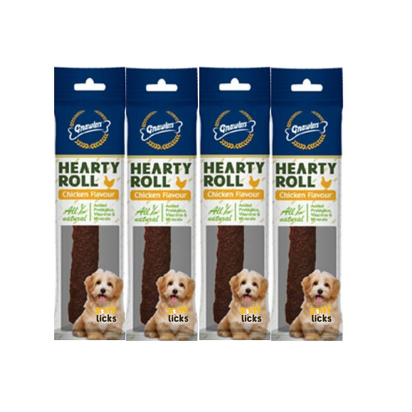 Gnawlers Hearty Roll Chicken Flavoured Dog Treats (9 inch) Ingredients