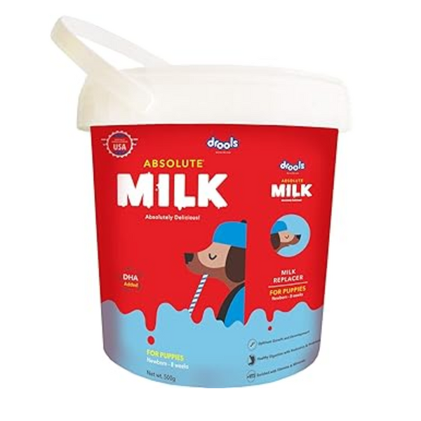 Drools Absolute Liquid Milk For Newborn Puppy Dog,500g Pack Ingredients