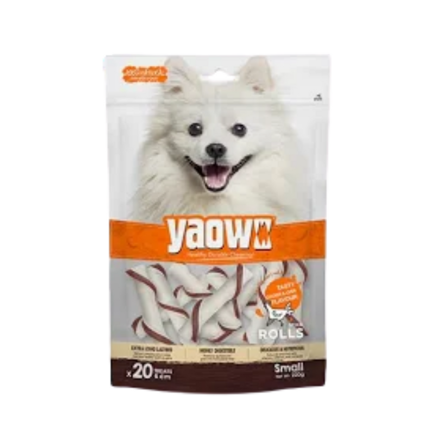 Gnawlers Yaowo Stick Roll Dog Treats (5inch), 220g