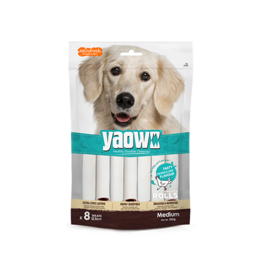 Gnawlers Yawo Wrapped Rolls (4.5 Inch), 220g