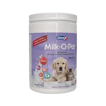 Milk-O-Pet Powder, 400g | Puppy & Kitten Weaning Formula Ingredients