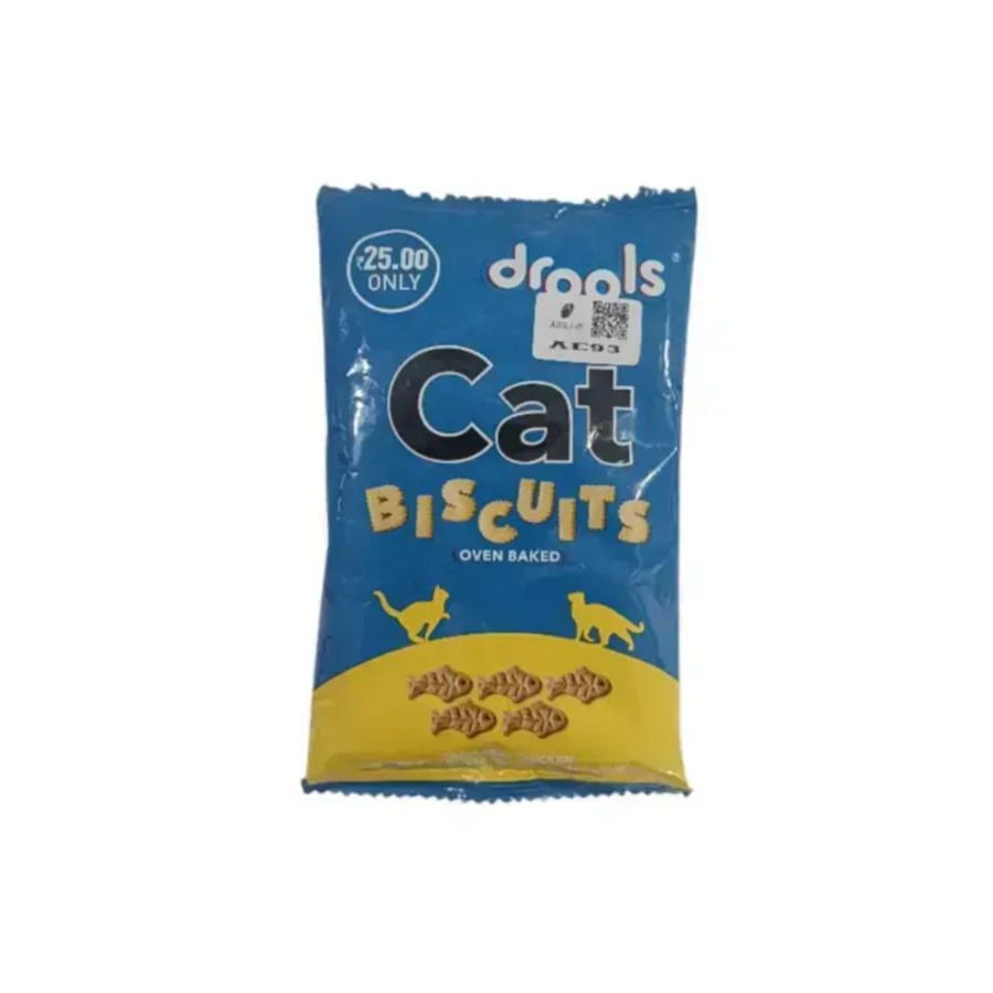 Drools Cat Treat Biscuits Real Chicken Flavor 40g Pack