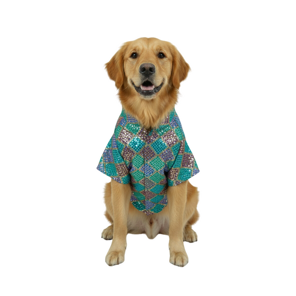 Furrfab Festive Wear Sky Blue Color Dog Sherwani Ingredients
