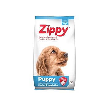 Zippy Puppy Dry Dog Food - 10 Kg, Real Chicken & Vegetables