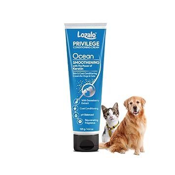 Lozalo Privilege Ocean Pet Conditioning Cream-125 gm for Dogs & Cats (Pack of 2)