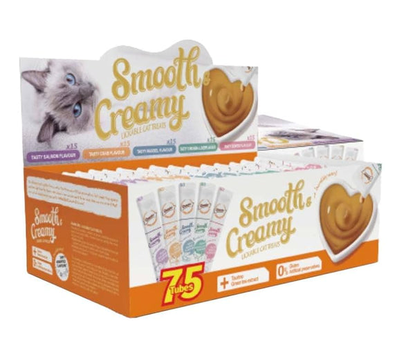 Gnawlers Cat Smoothy Creamy Treat Box - 75 Tubes Ingredients