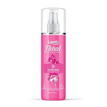 Lozalo Floral Lily Pet Perfume Spray - 200 ml for Dogs & Cats (Pack of 2) Ingredients