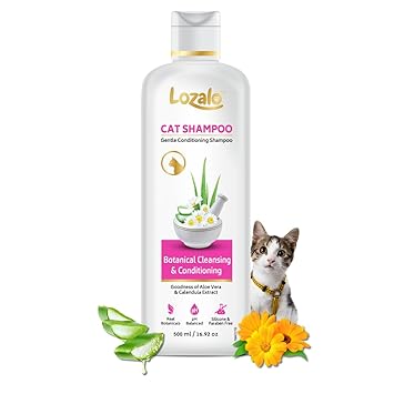 Lozalo Botanical Conditioning Cat Shampoo, 500 ml Ingredients