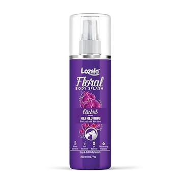 Lozalo Floral Orchid Pet Perfume Spray - 200 ml for Dogs & Cats Ingredients