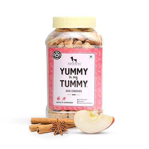 HUFT Yummy in My Tummy Apple & Cinnamon Biscuits for Adult Dog & Puppy - 800 g Ingredients