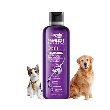 Lozalo Privilege Oasis Hydrating Pet Conditioning Shampoo- 500 ml for Dogs & Cats