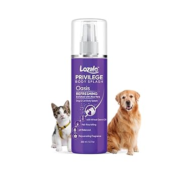 Lozalo Privilege Oasis Refreshing Dog Perfume Spray-200 ml for Dogs & Cats (Pack of 2)