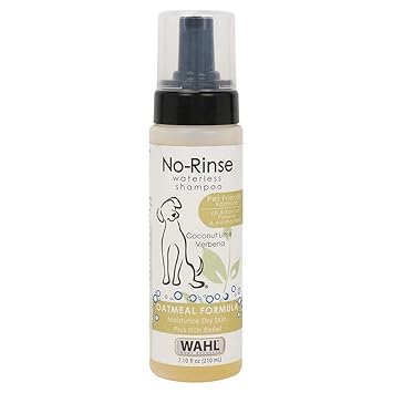 Wahl No Rinse Oatmeal Dog Shampoo, 210ml