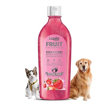 Lozalo Strawberry Fruit Pet Shampoo 500 ml for Dogs & Cats Ingredients