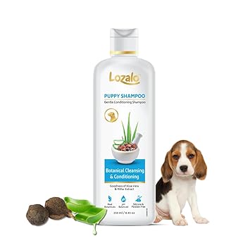Lozalo Botanical Gentle Conditioning Puppy Shampoo-250 ml, for Sensitive Puppy Skin (Pack of 2) Ingredients