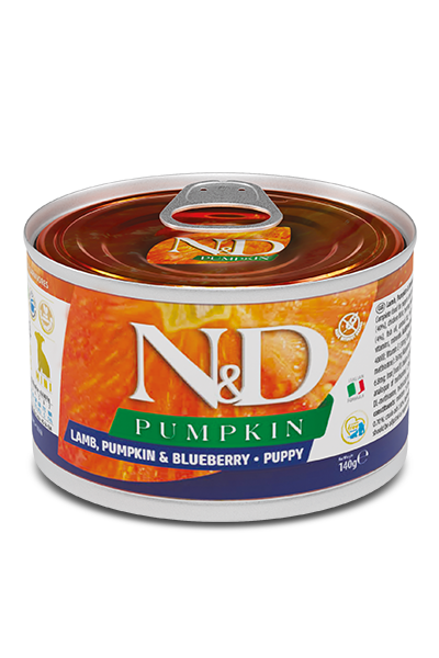N&D Pumpkin Lamb Starter Puppy Mini, 140g Dog Wet Food