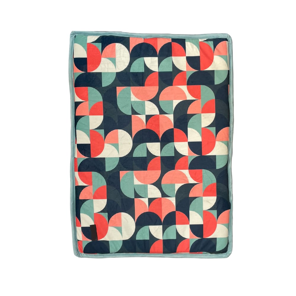 Furrfab Circles Floral Print Dog Mat