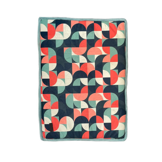 Furrfab Circles Floral Print Dog Mat