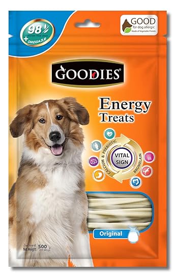 Goodies Calcium Milk Flavor Energy Treat, 500g for Dogs Ingredients
