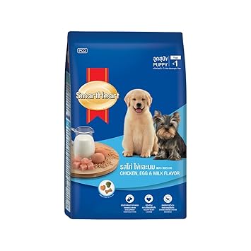 Smart Heart SmartHeart Puppy Dry Dog Food Chicken, Egg & Milk Flavour Ingredients