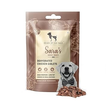 HUFT Sara's Dehydrated Chicken Giblets, 70g (Pack of 2)