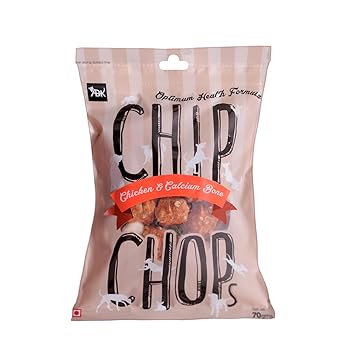Chip Chops Chicken & Calcium Bone Dog Treat, 70g