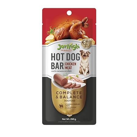 JerHigh Chicken Meat Hot Dog Bar 150g Ingredients