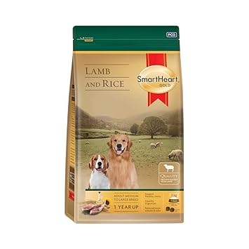 SmartHeart Gold Lamb & Rice Adult Medium to Large Breed Dry Dog Food Ingredients