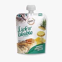 Gnawlers Lick & Likable Cat Treats 100g - Chicken & Pineapple Recipe