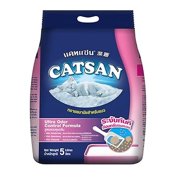 Catsan Ultra Odor Control Formula Ultra Clumping Cat Litter, 5L (4.1kg)