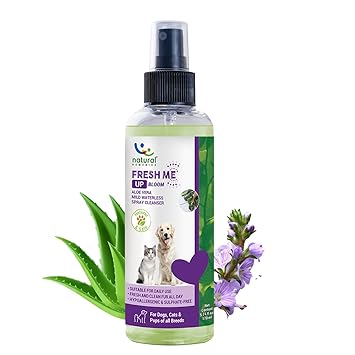 Natural Remedies Fresh Me Up Bloom Aloevera Mild Waterless Spray Cleanser for Dogs, Cats, 170 ml Ingredients