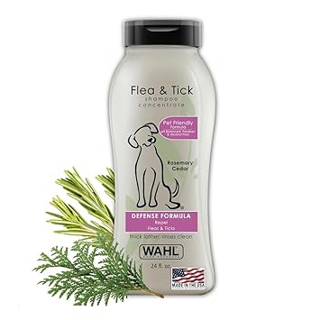 Wahl Flea and Tick Shampoo, Rosemary Cedar, 710ml Ingredients