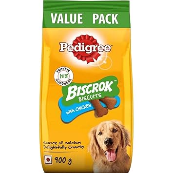 PEDIGREE BISCROK Biscuits in Chicken Flavour, Dog Treat Ingredients