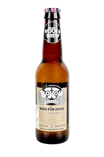 Woof & Brew Bottom Sniffer Beer for Dogs – Non-Alcoholic, 300 ml Ingredients