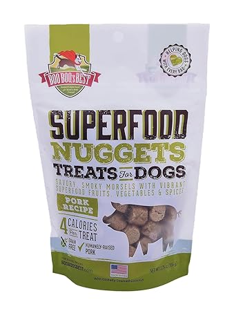 SuperFood Nuggets Treats for Dogs - Pork Recipe, 106g