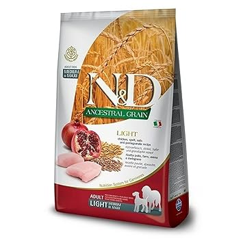 N&D ANCESTRAL Chicken Light Adult Medium/ Maxi Dry Dog Food