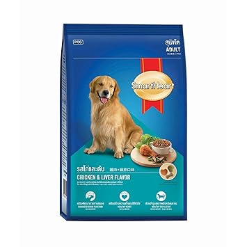 Smart Heart Adult Dry Dog Food Chicken & Liver Flavour Ingredients