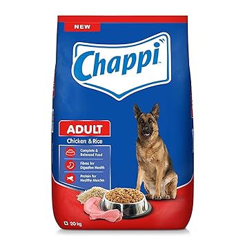Chappi Adult (1+ Years) Chicken & Rice Flavor, Dry Chappi Puppy Dry Dog Food Ingredients