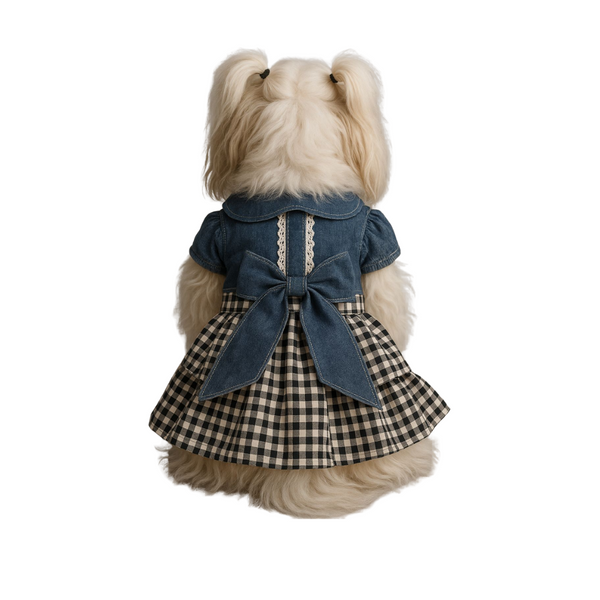 Furrfab Blue Denim Frock for Dogs & Cats Ingredients