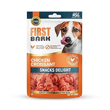 First Bark Chicken Croissant Snack Delight Jerky, 70g Ingredients