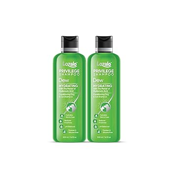 Lozalo Privilege Dew Hydrating Pet Conditioning Shampoo- 500 ml for Dogs & Cats (Pack of 2) Ingredients