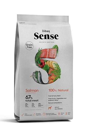 Dibaq Sense Adult Salmon 67% Total Meat Dog Food