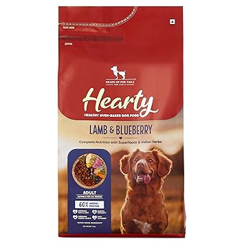 HUFT Adult Lamb & Blueberry Dry Dog Food, 2kg Ingredients