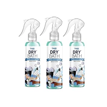 Lozalo Dry Bath, 200 ml Instant Instant Waterless Shampoo For Dogs, Cats (Pack of 3)