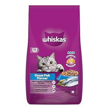 Whiskas Adult (1+ Years) Dry Cat Food, Ocean Fish Flavour for Adult Cats Ingredients