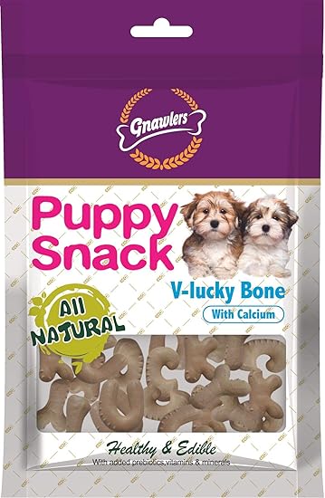 Gnawlers V-Lucky Calcium Bone Puppy Snack, 270g Ingredients
