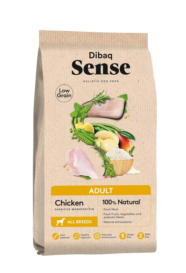 Dibaq Sense Dog Low Grain Chicken Adult Dog Food Ingredients
