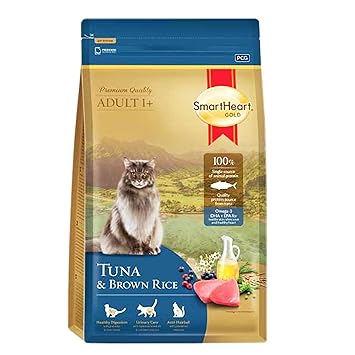 Smart Heart Gold Tuna & Brown Rice Adult Dry Cat Food