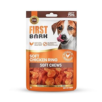 First Bark Soft Chicken Ring Jerky Soft Chews, 70g Ingredients