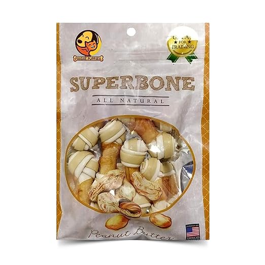 Superbone Knotted Peanut Butter Stick Dog Treats (21 IN 1) Ingredients